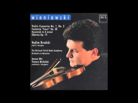 Vadim Brodski Wieniawski Violin Concerto No.1 in F sharp minor part 1