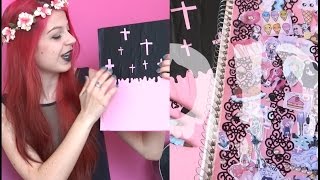 DIY: Creepy/Pastel Goth School Supplies #Backtoschool