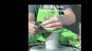 Wiziwig Mug Makin’ Betsy XL Profile Rib Demo | Create Elegant Mug Shapes on the Wheel