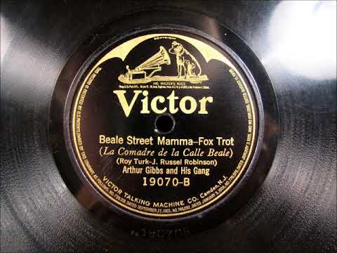 BEALE STREET MAMMA by Arthur Gibbs and his Gang 1923