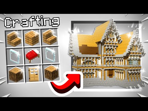 AA12 - How To Craft HOUSES in Minecraft!