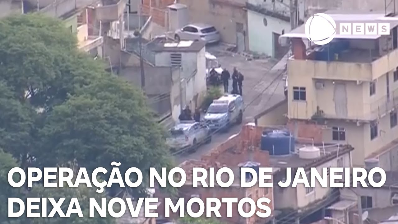 Operação policial no Rio de Janeiro deixa nove mortos