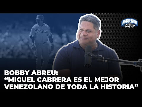 BOBBY ABREU ARMA EL DREAM TEAM VENEZOLANO, HABLA SOBRE SU PASO EN PHILADELPHIA, YANKEES Y SU RETIRO