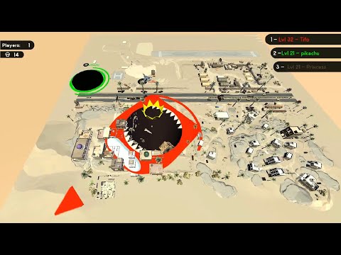 Hole.io Map Control: 100.00% - Big Hole WORLD RECORD 15 Kills