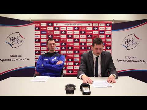 Konferencja po meczu Polski Cukier Toruń - Legia Warszawa