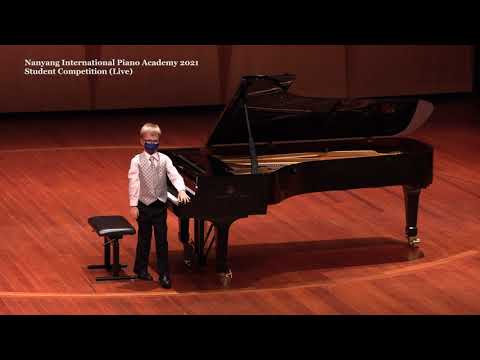 Alexander Christian Tiemroth (age 7) NIPA 2021 Students Competition Live Junior Category, Gold Award