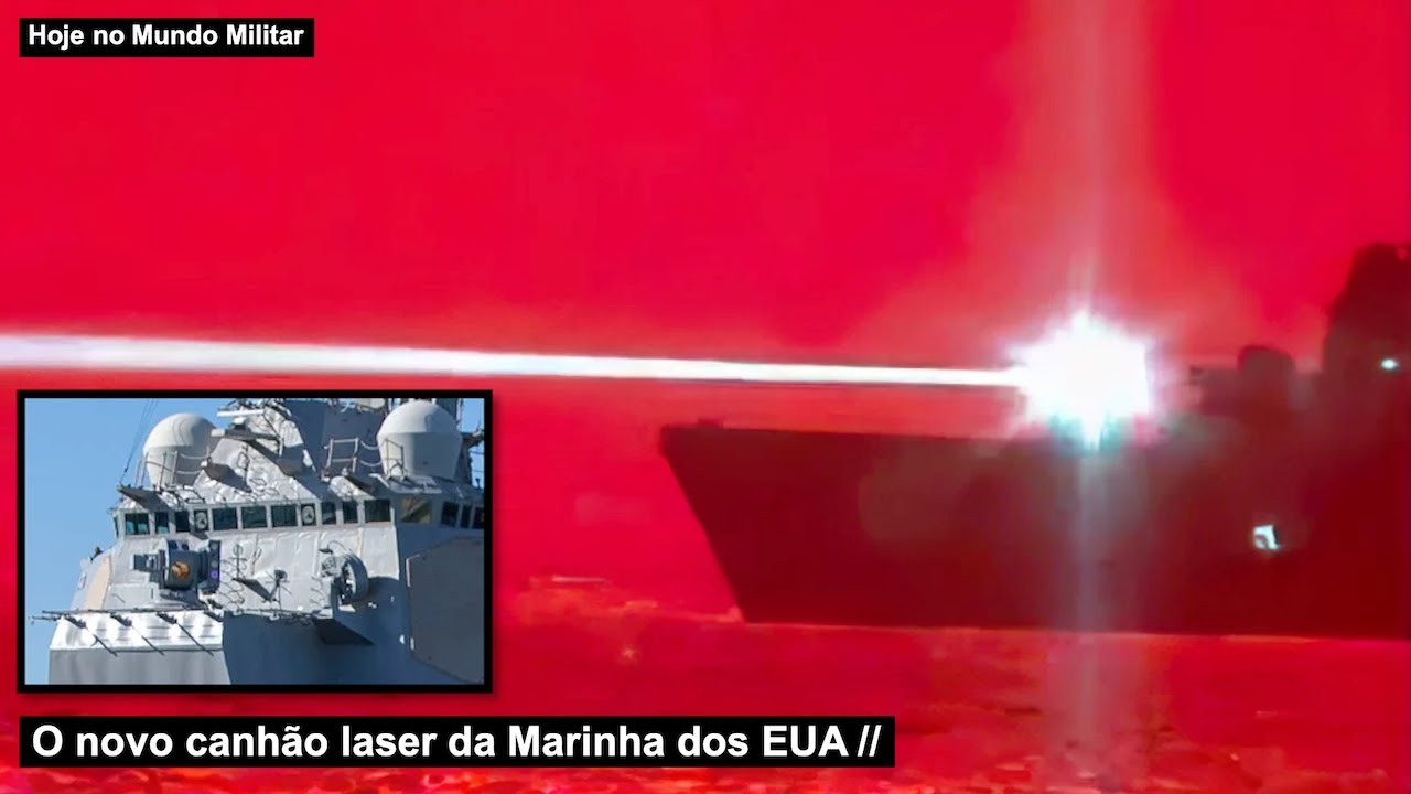 O novo canhão laser da Marinha dos EUA