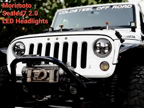 Morimoto Sealed7 2.0 LED Headlight Install | Jeep JKU Rubicon