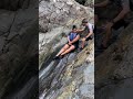 Natural water slides at the El Yunque Rainforest in Puerto Rico