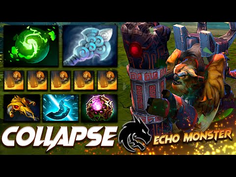 Collapse Earthshaker Echo Monster - Dota 2 Pro Gameplay [Watch & Learn]
