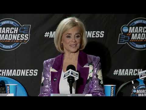 LSU Elite Eight Postgame Press Conference - 2025 NCAA Tournament