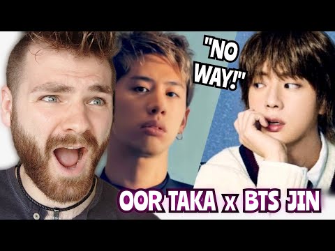 First Time REACTING to BTS JIN x OOR TAKA \Falling\ | RM x SUGA x Juice WRLD \ALL NIGHT\ | REACTION!