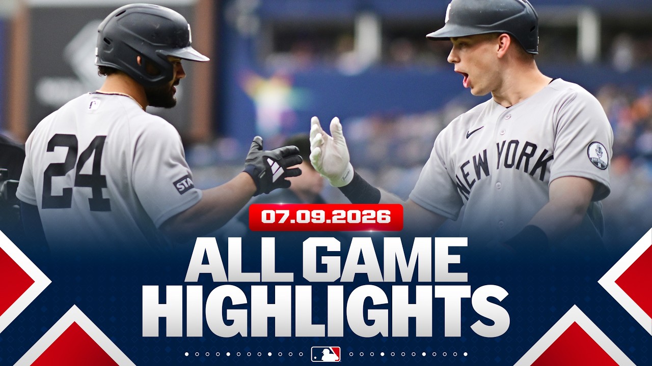 Highlights from ALL GAMES on 7/9 (Rice homers TWICE, Luzardo strikes out 11 and MORE!)