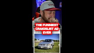 The Best Craigslist Ad Ever 1999 Toyota Corolla