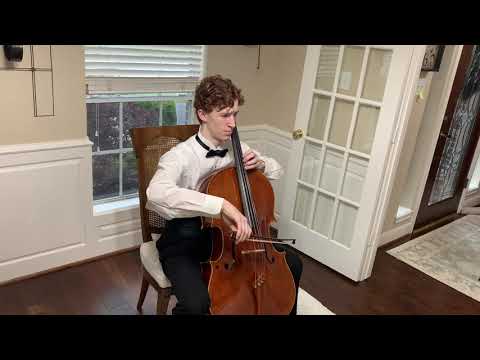 Austin Taylor (of CelloRoad) performs Concert Op. 85 Movement I for his All Region Solo