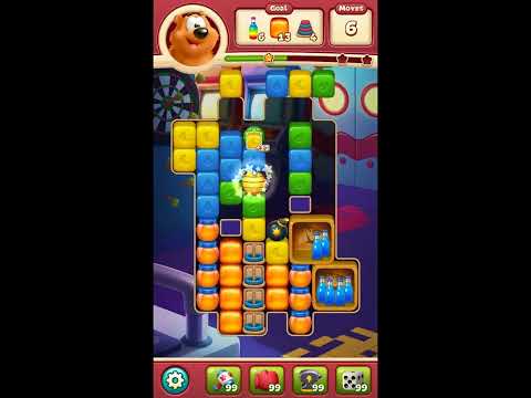 Toon Blast Level 6408 - NO BOOSTERS 🐻🐺🐱 | SKILLGAMING ✔️