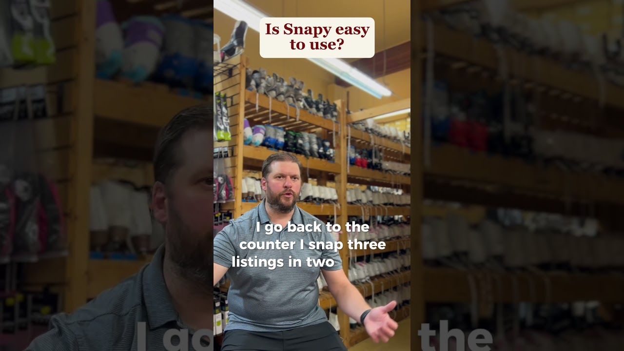Phil, owner of North Shore Sports Swap, on Snapy