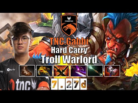 Troll Warlord | TNC.Gabbi | Hard Carry Troll Warlord | 7.27d Gameplay Highlights
