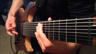 Meshuggah - Demiurge Guitar Cover (1080p Head Stock Cam)