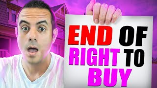 Is this the End of Council Right to Buy ? Government Changes on its way