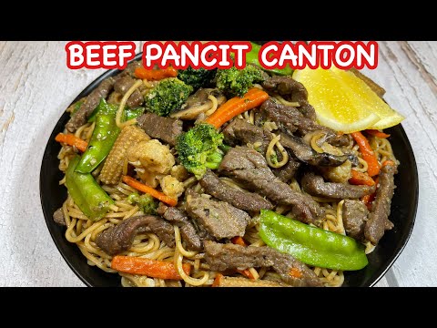 BEEF PANCIT CANTON | How to cook Beef Pancit Canton Simple and Easy | Pinoy Simple Cooking