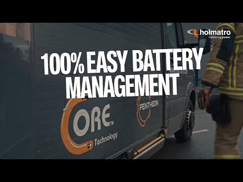 100% Easy Battery Management - On-tool charging