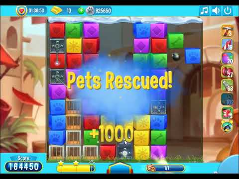 Pet Rescue Saga Level 2444 - NO BOOSTERS | SKILLGAMING ✔️