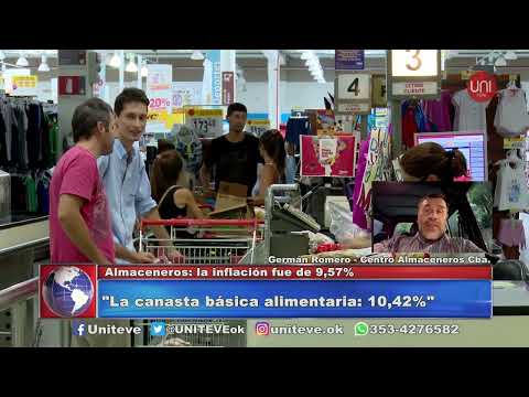 El Centro de Almaceneros informó que la inflación de mayo fue del 9,57 %