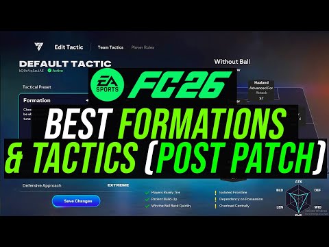 *POST PATCH* BEST META TACTICS AFTER THE PATCH & WHAT FORMATIONS TO USE - FC 26