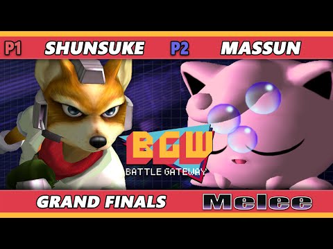 BGW 41 GRAND FINALS - Shunsuke (Fox) Vs. Massun (Jigglypuff) Smash Melee - SSBM