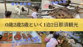 【那須旅行Vlog】観光・グルメ・温泉を満喫！大江戸温泉Premium宿泊の1泊2日旅