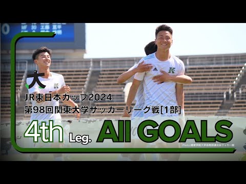 経済学科 『JR東日本カップ2024 第98回 関東大学サッカーリーグ戦』1部リーグ第4節ゴール集