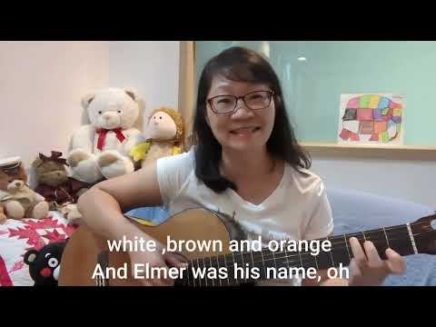 Elmer song / English kids song/ 英語兒歌-- 花格子大象艾瑪 / Elmar,der bunte Elefant