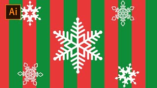 [일러스트레이터 강좌] 크리스마스하면 눈송이지~ 눈 결정체를 만들어보아요