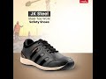 JK Steel JKPI005BK Steel Toe Black Work Safety Shoes, Size: 9