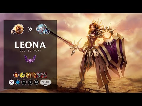 Leona Support vs Janna - KR Master Patch 12.7