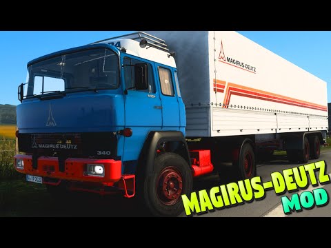 MAGIRUS DEUTZ TRANSEUROPA MEGAPACK V3.2 Truck Mod ETS 2 Gameplay 4K