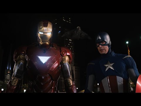 Iron Man handles Loki - "Make your move, Reindeer games." | The Avengers (2012) | 4K