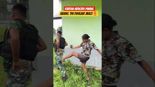 Download lagu TNI soldier beaten up by a woman‼️ mp3