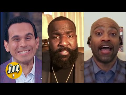 跳躍》劇組不同意肯德里克-帕金斯的東部全明星首發之一。 (The Jump crew disagrees with one of Kendrick Perkins' East All-Star starters)