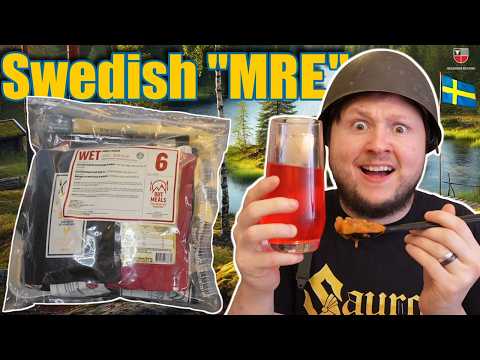 Swedish Armed Forces MRE (24-Hour Field Ration) 🇸🇪 Sweden Military Defence Meal Ready To Eat Review