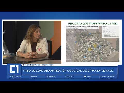 Firma de convenio ampliación capacidad eléctrica en Vignaud
