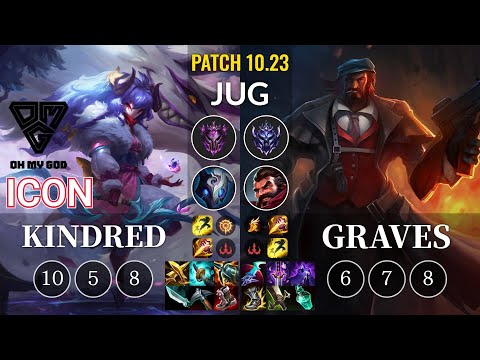 OMG icon Kindred vs Graves Jungle - KR Patch 10.23