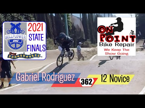12 Novice Gabriel Rodriguez/ 2021 So Cal State Finals @ Bellflower BMX