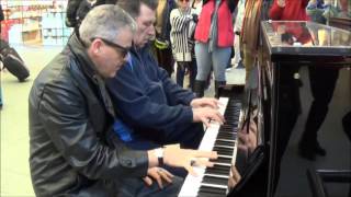 Two Dudes Boogie Woogie Elton John&#39;s Piano