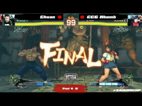 Saigon Cup 2014 - Pool A, FeiLong - Zangief (Chuan) vs Sakura (Humanbomb)