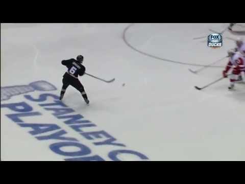 Teemu Selänne Amazing Goal - Anaheim Ducks vs Detroit Red Wings (3-1) 4/30/2013 NHL PLAYOFFS 2013