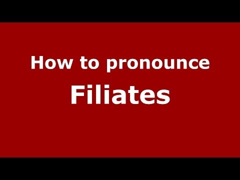 How to Pronounce Filiates - PronounceNames.com