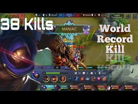 Aldous 38 kills | 3 vs 5 | Mobile Legend | World Record kill