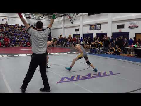 126lbs   Zach Mathes   Taconic vs  Ben Cleland   Southwick   1 27 18